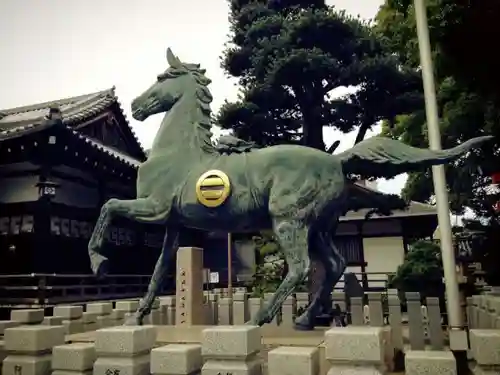 射楯兵主神社の狛犬