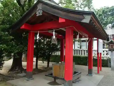 元郷氷川神社の手水舎