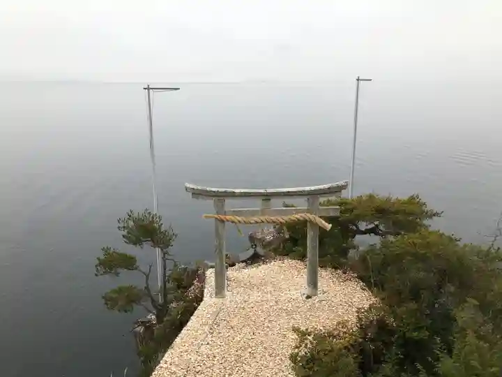 竹生島神社(都久夫須麻神社)の鳥居