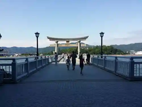 八百富神社の鳥居