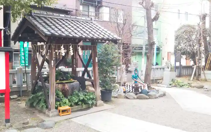 矢先稲荷神社の手水舎