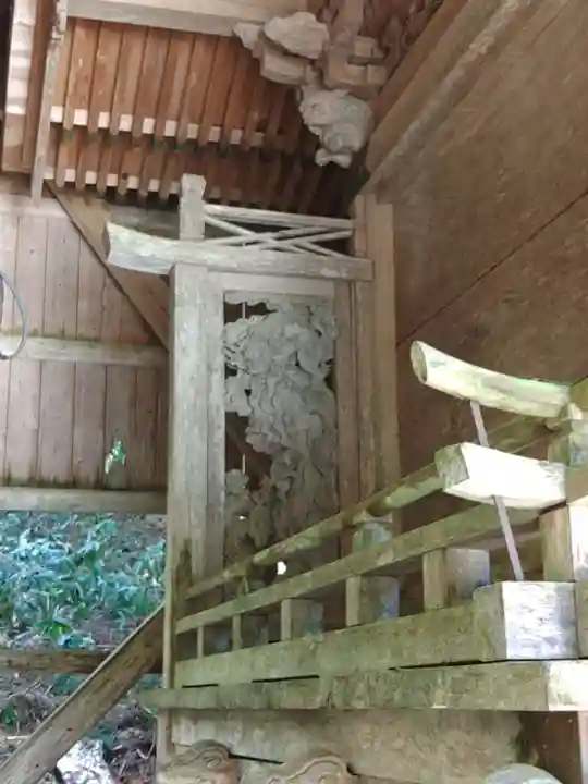 白山中居神社の芸術