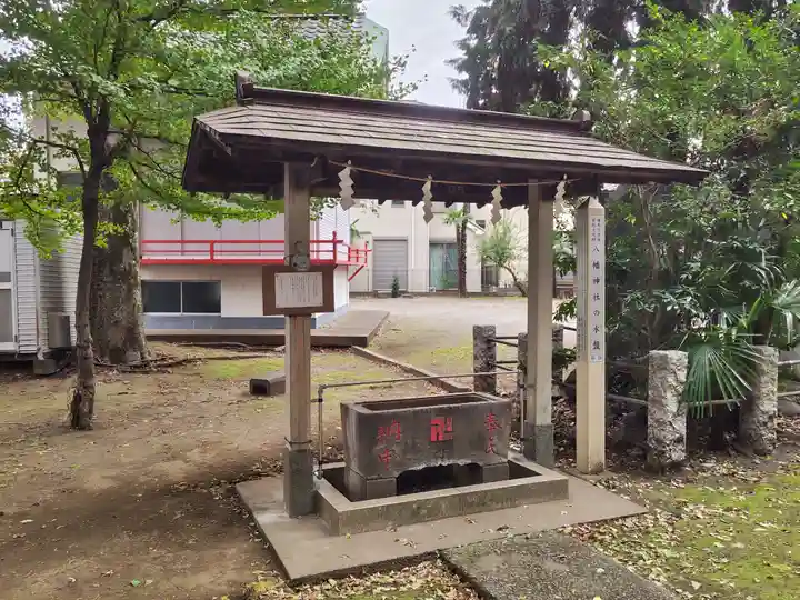 中村八幡神社の手水舎