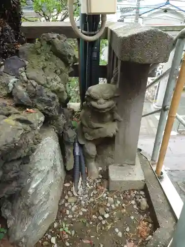 叶神社 (西叶神社)の狛犬