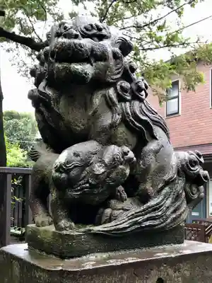 下神明天祖神社の狛犬