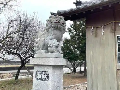 小田江神崎神社の狛犬