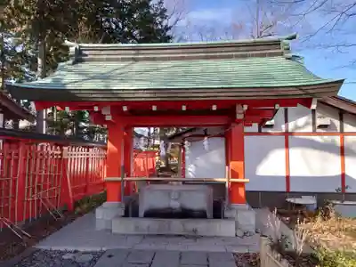 生島足島神社の手水舎