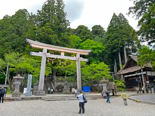 中社五斎神社の鳥居