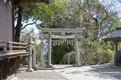 多摩川浅間神社の鳥居