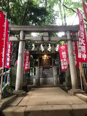 太子堂八幡神社の鳥居