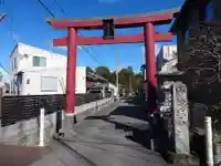 馬路石邊神社の鳥居