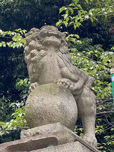 伊佐爾波神社の狛犬