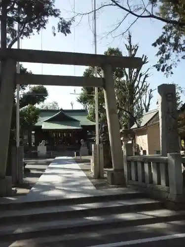 お三の宮日枝神社の鳥居