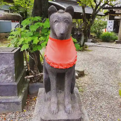 三囲神社の狛犬