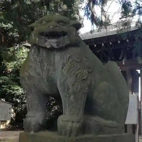 朝日森天満宮の狛犬