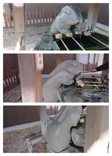 調神社の手水舎