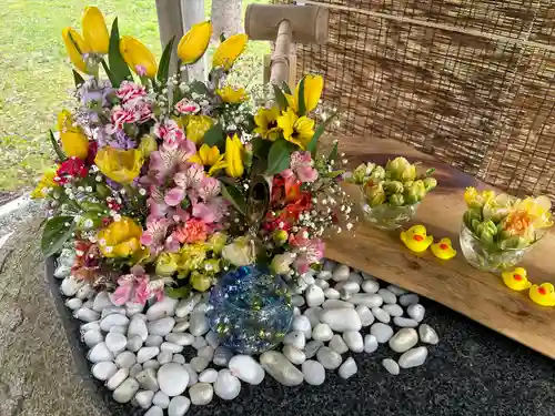 当別神社の手水舎