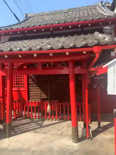 正一位白蔵稲荷大明神の鳥居