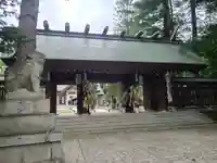 帯廣神社の山門・神門