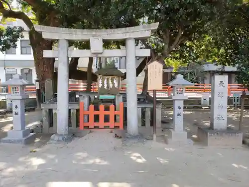 天津神社の鳥居