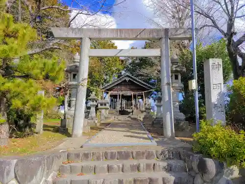 神明社（小山田）の鳥居