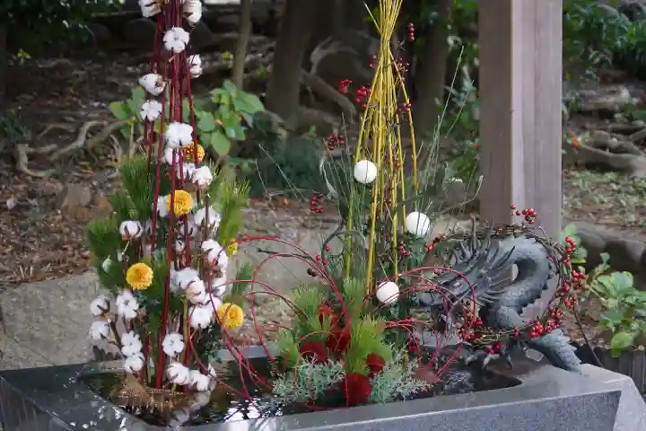 東海市熊野神社の手水舎