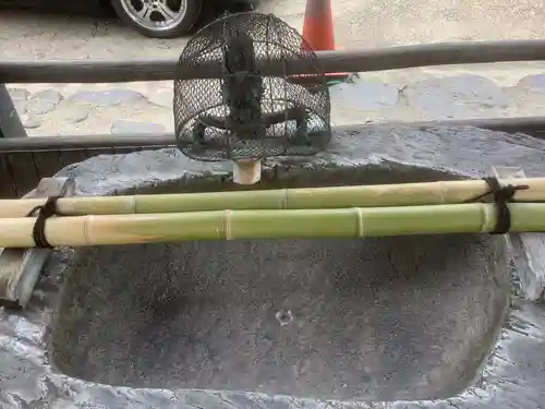 西古渡神社の手水舎