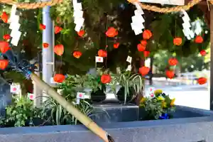 三津厳島神社の手水舎(2021年08月05日(木) 07時19分00秒投稿)