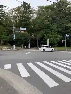 谷保天満宮の周辺