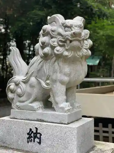 鎌田神明宮の狛犬