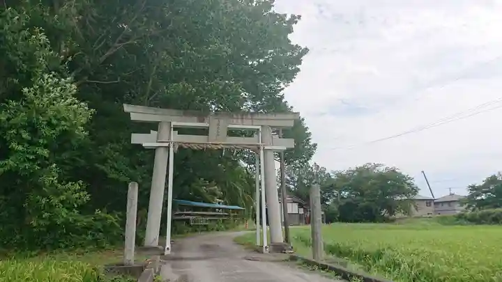 立鉾鹿島神社の鳥居