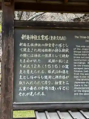 新海三社神社の{uncategorized: "未分類", other: "その他", undefined: "問題あり", building: "その他建物", grave: "お墓", sacred_gate: "鳥居", guardian: "狛犬", statue: "像", buddha: "仏像", history: "歴史", nature: "自然", garden: "庭園", animal: "動物", pagoda: "塔", temizu: "手水舎", mountain_gate: "山門・神門", sanctuary: "本殿・本堂", subordinate: "末社・摂社", art: "芸術", scenery: "景色", jizo: "地蔵", ema: "絵馬", goshuin: "御朱印", omikuji: "おみくじ", items: "授与品その他", amulet: "お守り", goshuincho: "御朱印帳", eats: "食事", festival: "お祭り", votive_dance: "神楽", shichigosan: "七五三参", wedding: "結婚式", experience: "体験その他", initially: "初詣", around: "周辺", anti_infection: "感染症対策"}