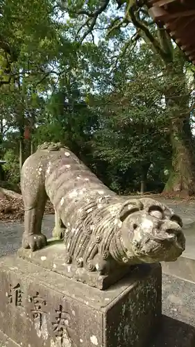 千栗八幡宮の狛犬