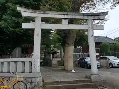 滝野川八幡神社の鳥居