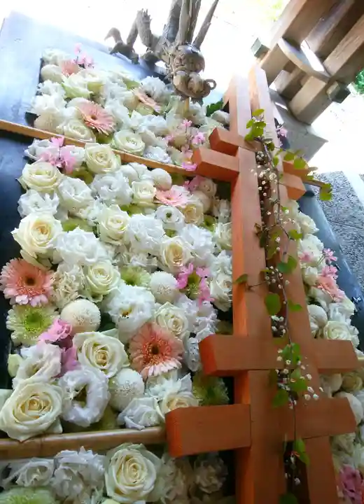 帯廣神社の手水舎