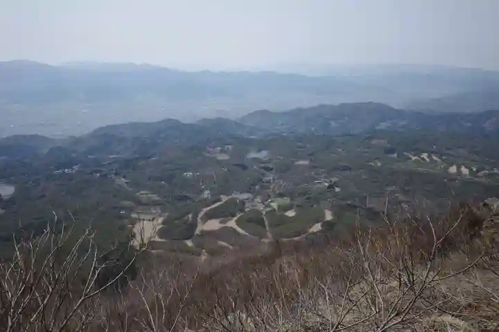 飯縄神社 奥社の景色