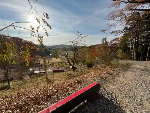 阿久津「田村神社」（郡山市阿久津町）旧社名：伊豆箱根三嶋三社の庭園