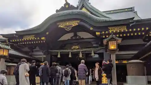 穴八幡宮の本殿・本堂
