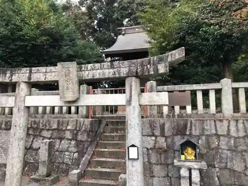 到津八幡神社の鳥居