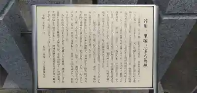 西国街道芥川一里塚　荒神社の歴史