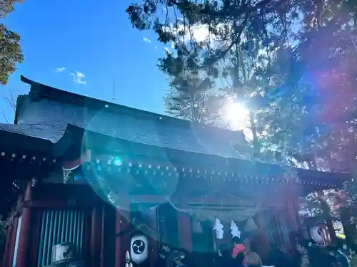 生島足島神社の本殿