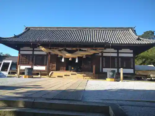 阿智神社の本殿・本堂