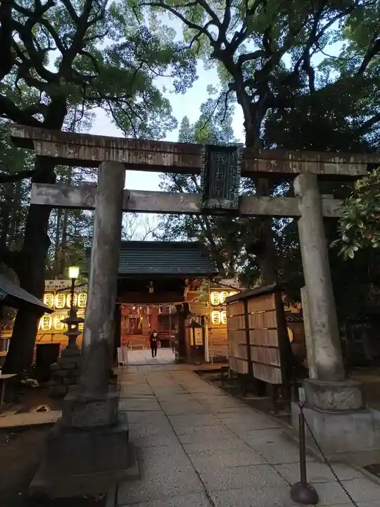 赤坂氷川神社の鳥居