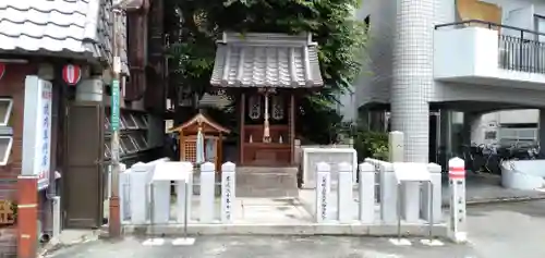 西国街道芥川一里塚　荒神社の本殿・本堂