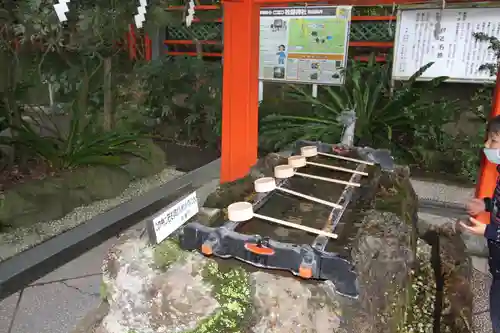枚聞神社の手水舎