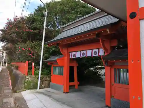 枚聞神社の山門・神門