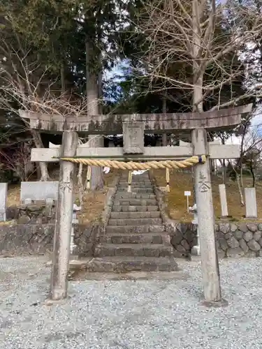 美国神社の鳥居