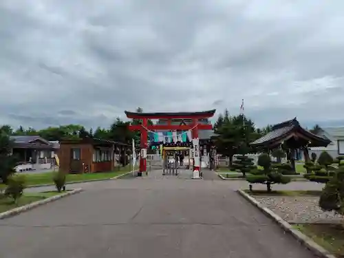 美瑛神社の鳥居