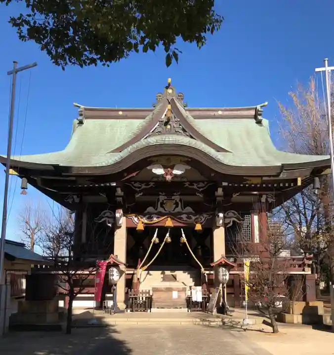 諏訪神社の本殿・本堂
