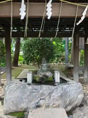 所澤神明社の手水舎